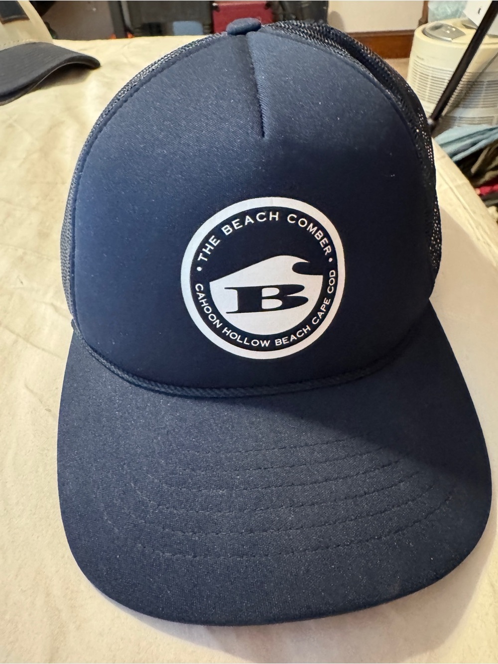 The Beach Comber Wellfleet Navy Trucker Hat